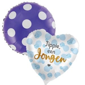 Jippie een jongen ballon duo