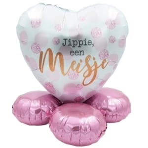 Jippie een meisje ballon cadeau